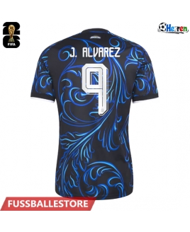 Günstige Argentinien Julian Alvarez #9 Auswärtstrikot WM 2026 Kurzarm
